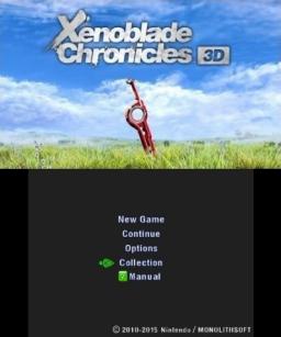 Xenoblade Chronicles 3D Title Screen